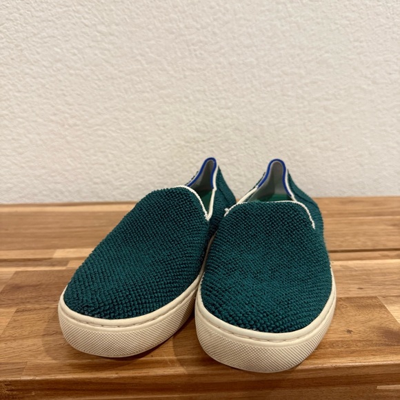 Rothy’s- The Juniper Green Terry Slip On Sneakers- 6 - Picture 4 of 7
